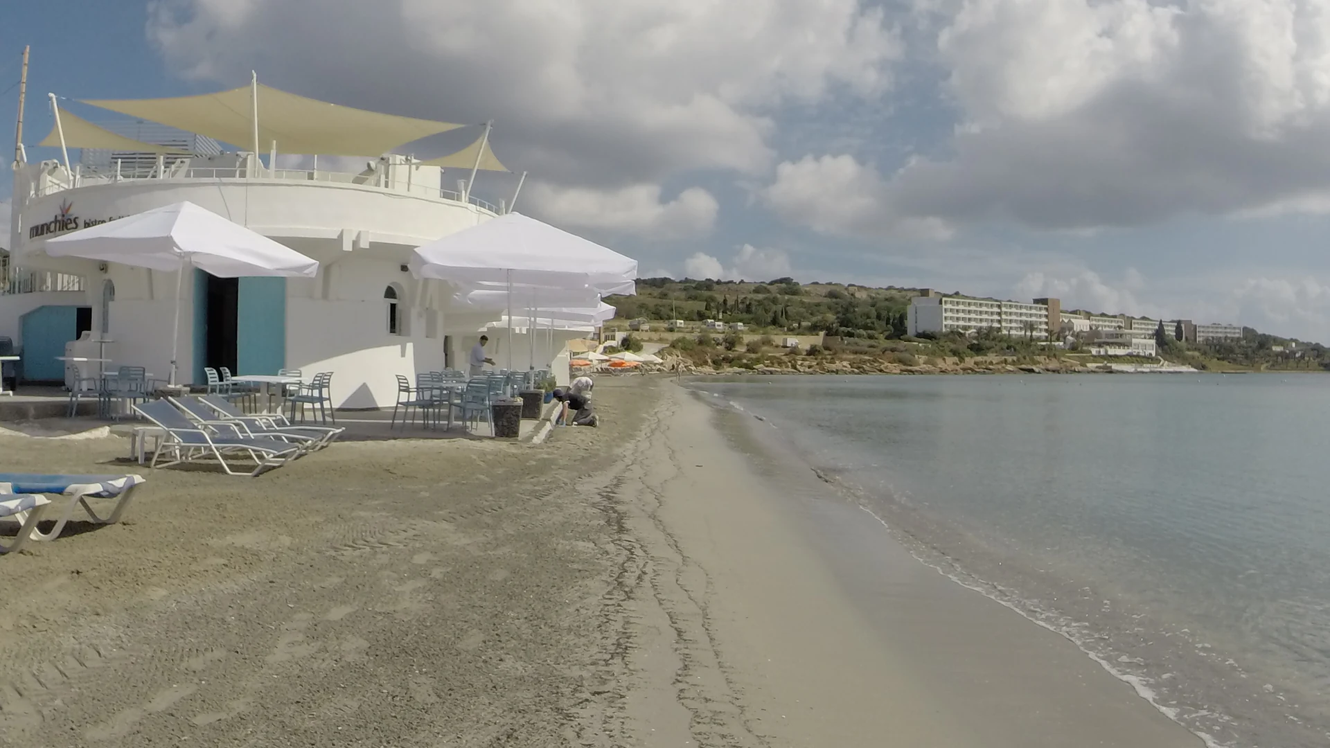 The long sandy stretch of Mellieħa Bay (Għadira) in northern Malta, Malta's biggest family beach